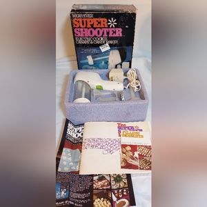 Wear Ever Super Shooter Electric Cookie Canape Candy Maker 70001